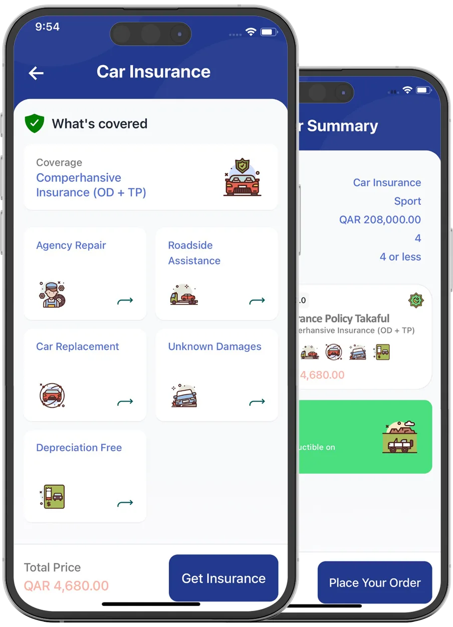 Bawales app comparing car insurance policies and their coverage