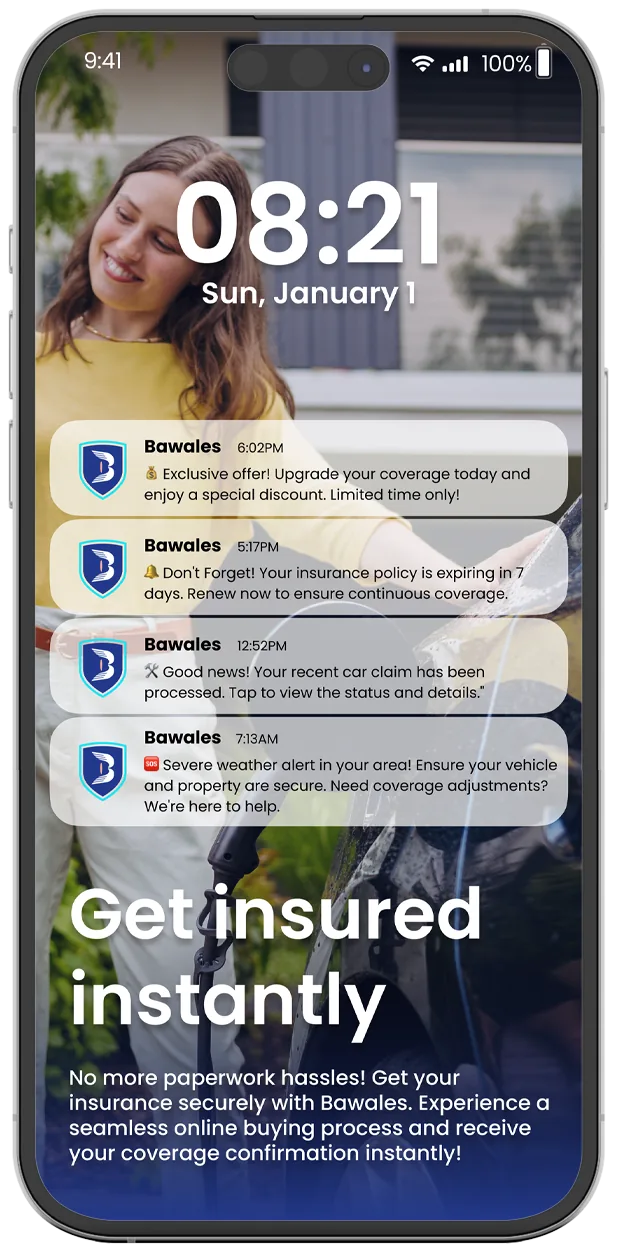 Bawales notifications on an iPhone lock screen